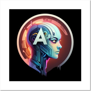 AI Brain Posters and Art